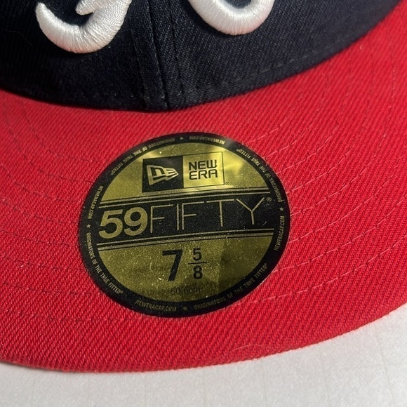 🧢NWOT- NEW ERA Diamond Collection ATLANTA BRAVES Baseball Cap - Picture 3 of 6